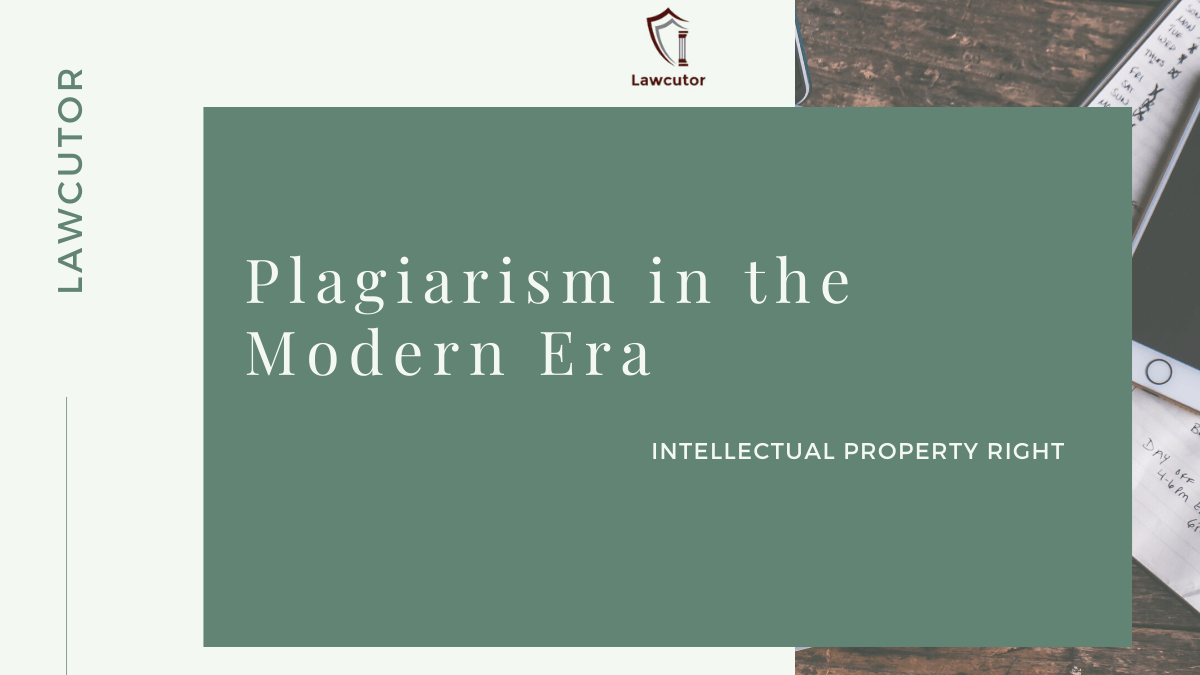 Plagiarism in the Modern Era